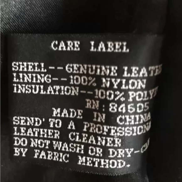 Burks Bay Ladies Leather Jacket, Black, SZ Small - Picture 5 of 5